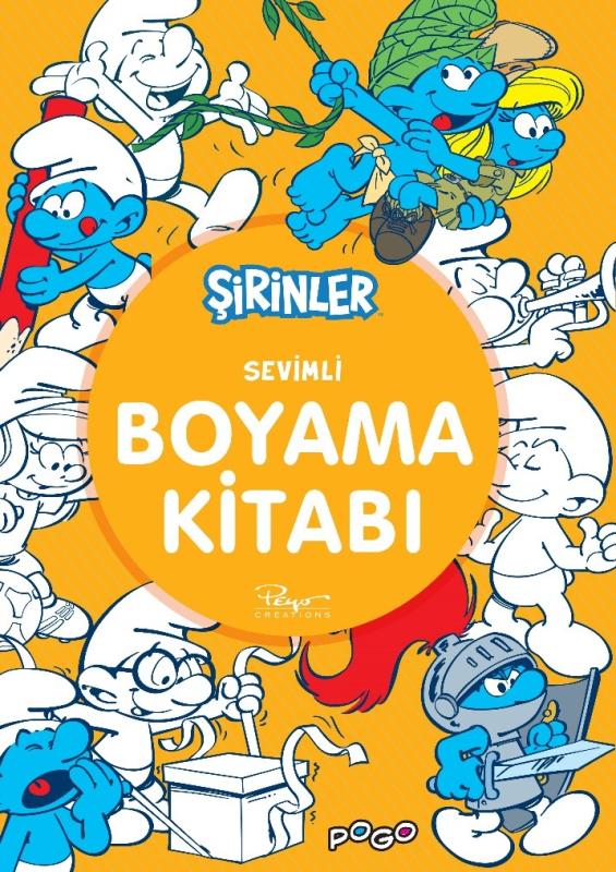 Şirinler Sevimli Boyama Kitabı